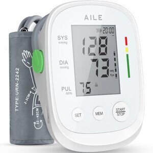 AILE Blood Pressure Monitor, Blood Pressure Machine Upper Arm Large Cuff(8.7"-16